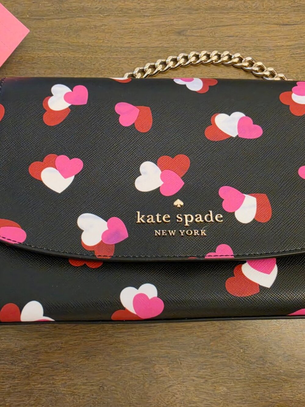 Kate Spade Black Heart Crossbody Bag